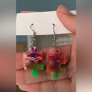 Puzzle earrings